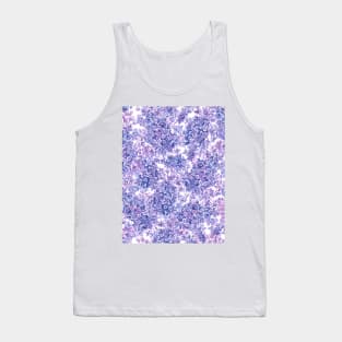 Violet watercolor lilac flowers Tank Top